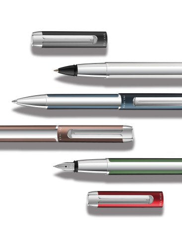 EAN 4012700822628 - Pelikan Pura P40 pluma estilográfica Sistema de carga por cartucho Antracita, Acero satinado 1 pieza(s) imagen 9