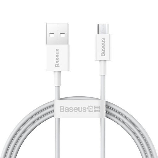 EAN 6953156208490 - Baseus CAMYS-02 cable de teléfono móvil Blanco 1 m USB A Micro-USB B imagen 1