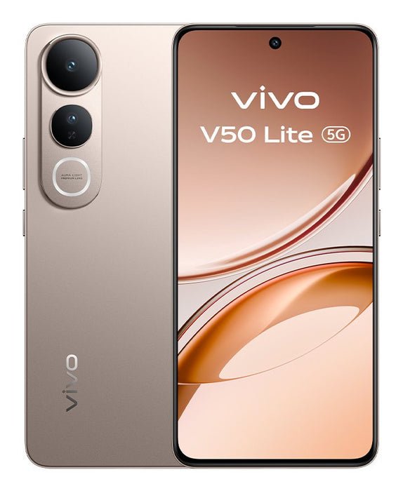 EAN 6932204502117 - VIVO V50 Lite 5G 17,2 cm (6.77") SIM doble Android 15 USB Tipo C 8 GB 256 GB 6500 mAh Oro imagen 1