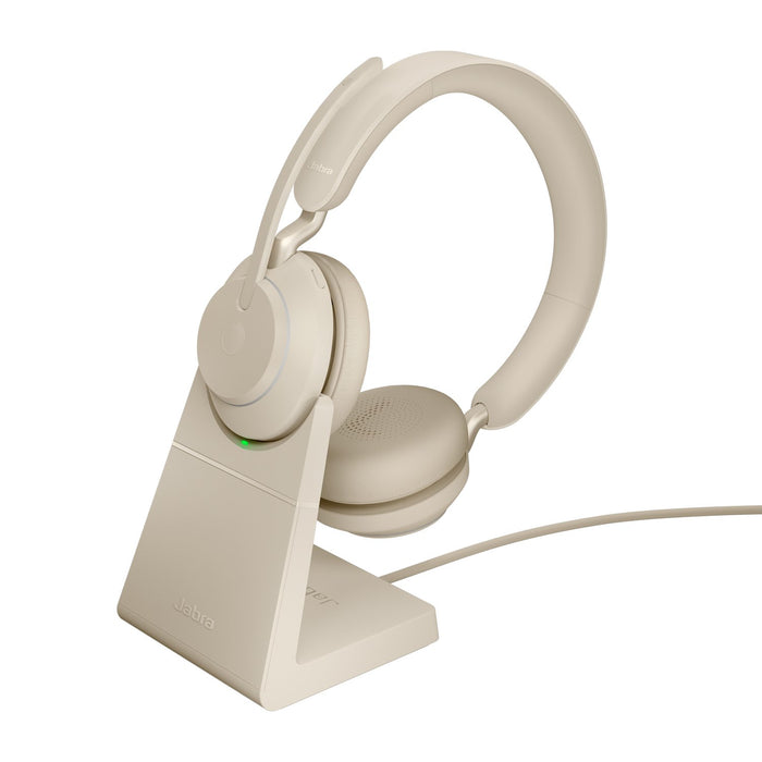 EAN 5706991022957 - Jabra Evolve2 65 Auriculares Inalámbrico Diadema Oficina/Centro de llamadas USB Tipo C Bluetooth Beige imagen 1