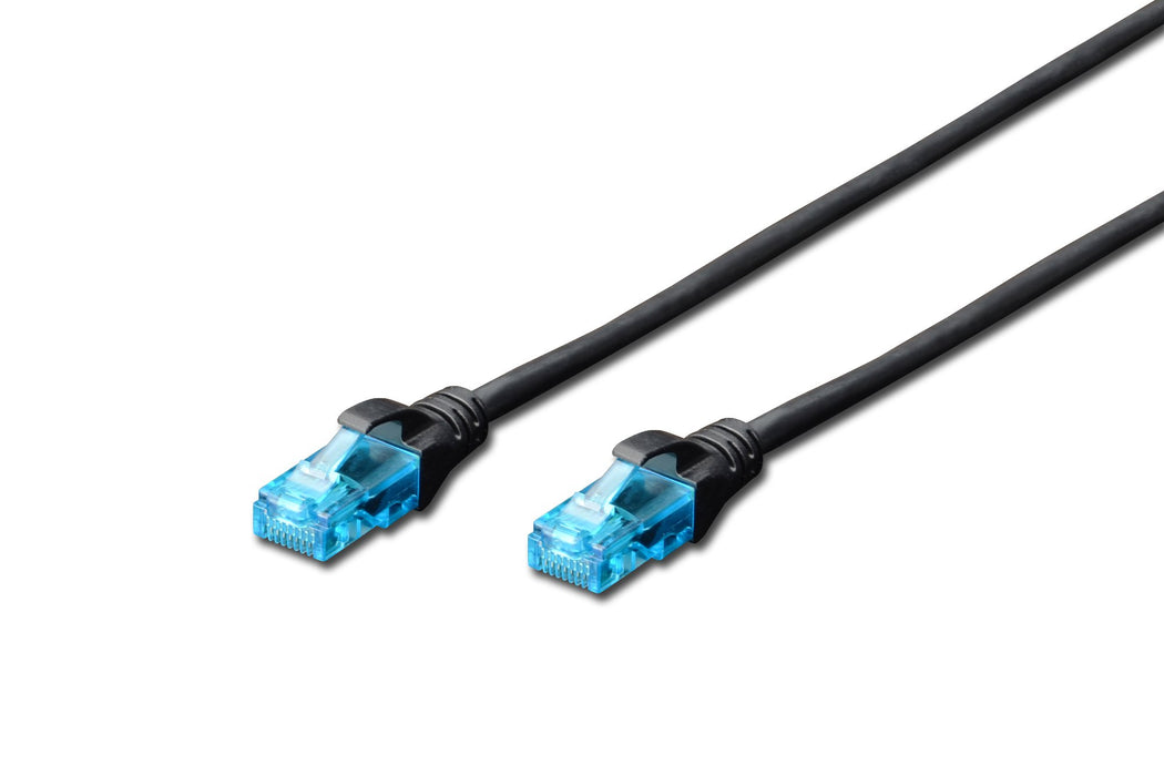 EAN 4016032212485 - Digitus DK-1511-020/BLACK cable de red Negro 2 m Cat5e U/UTP (UTP) imagen 1