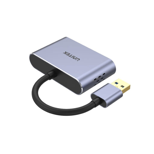 EAN 4894160047885 - UNITEK V1304A adaptador de cable de vídeo 0,15 m USB tipo A HDMI + VGA (D-Sub) Gris imagen 2