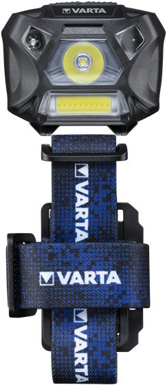 EAN 4008496996070 - Varta WORK FLEX MOTION SENSOR H20 Negro, Azul Linterna con cinta para cabeza LED imagen 1