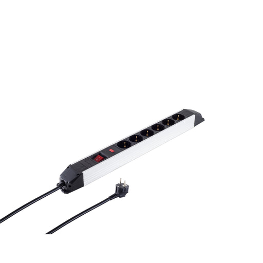 EAN 4017538131133 - S/CONN 09-20165 base múltiple 1,5 m 6 salidas AC Interior Negro, Blanco imagen 1