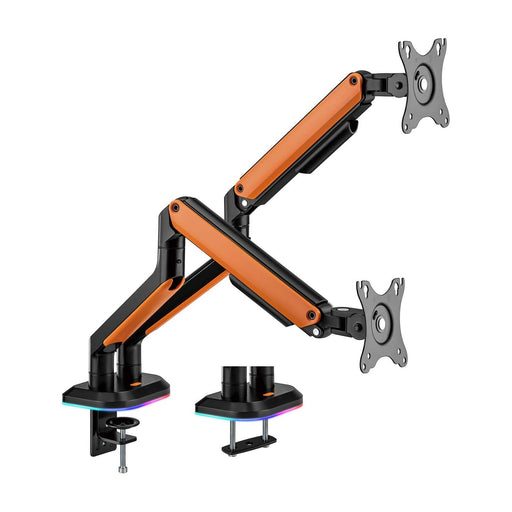 EAN 8435739901106 - AISENS DT32TSR-251 soporte para monitor 81,3 cm (32") Escritorio Negro, Naranja imagen 1