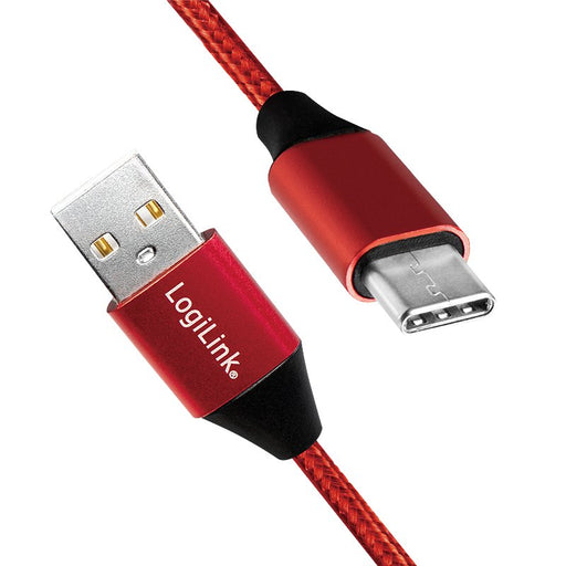 EAN 4052792052749 - LogiLink CU0147 cable USB USB 2.0 0,3 m USB A USB C Rojo imagen 2