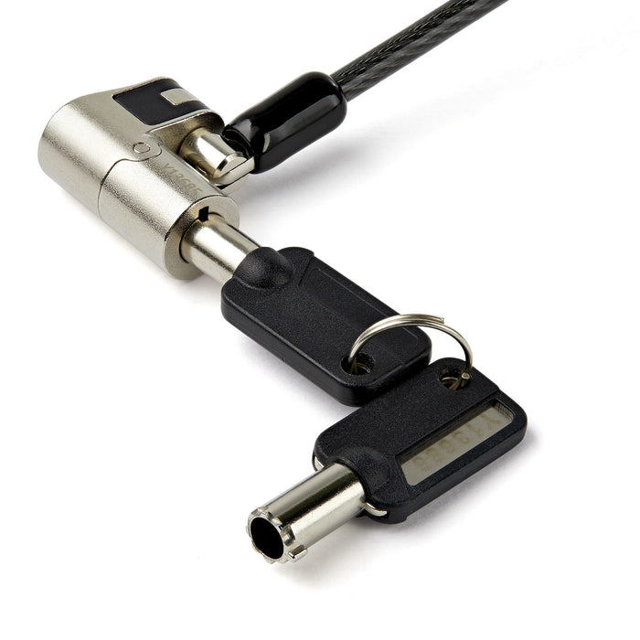 EAN 0065030882880 - StarTech.com LTULOCKKEY cable antirrobo Negro, Acero inoxidable imagen 5