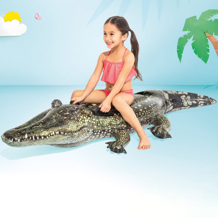 EAN 6941057402987 - Intex 57551NP flotador para piscina y playa Verde Imagen Vinilo Colchoneta imagen 2