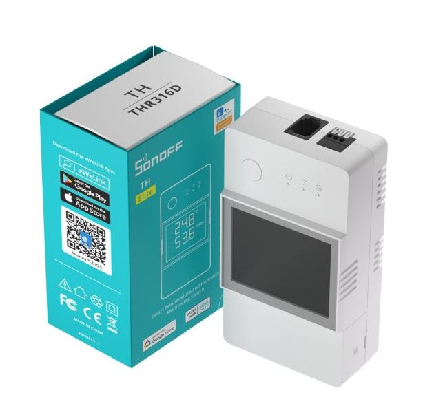 EAN 6920075777529 - Sonoff THR316D sensor de temperatura y humedad Interior Independiente Alámbrico imagen 2