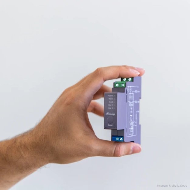 EAN 3800235268025 - Shelly Pro2 alimentación del relé Negro, Azul, Verde imagen 3