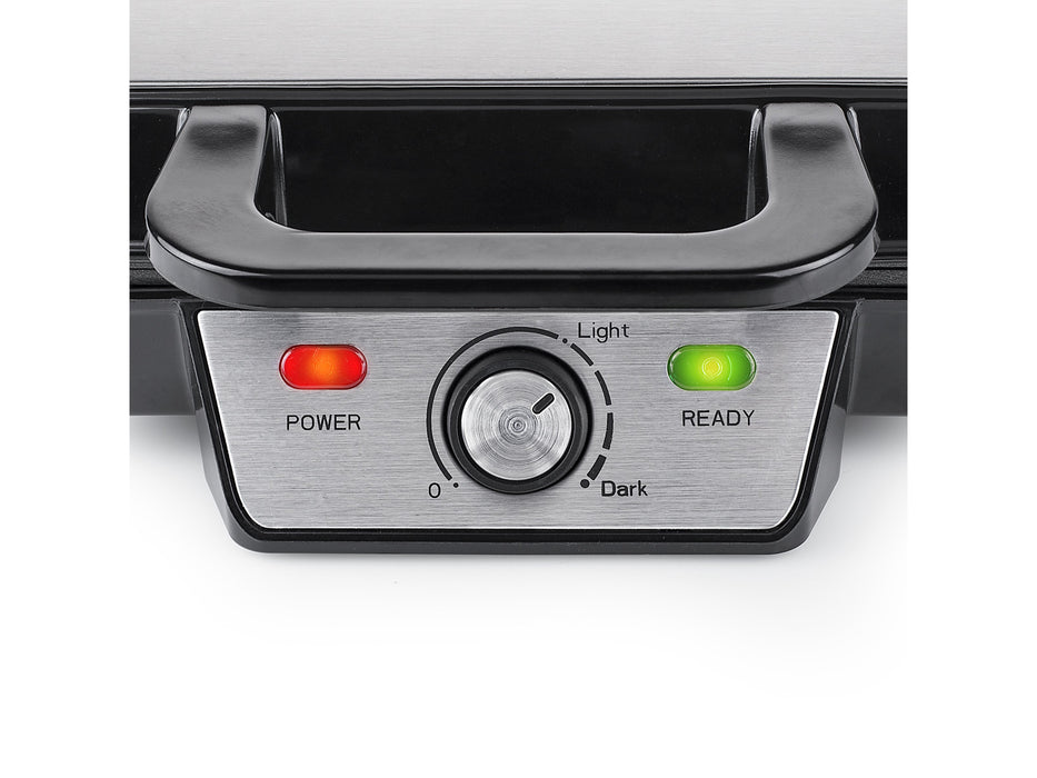 EAN 8713016031129 - Tristar WF-2195 gofrera 2 barquillo(s) 1000 W Negro, Acero inoxidable imagen 4