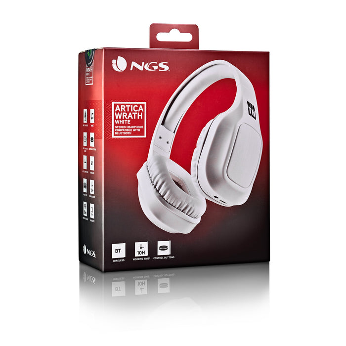 EAN 8435430621556 - NGS ARTICA WRATH Auriculares Inalámbrico y alámbrico Diadema Llamadas/Música USB Tipo C Bluetooth Blanco imagen 9
