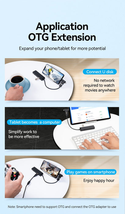 EAN 6922794746633 - Vention CHLBD hub de interfaz USB 3.2 Gen 1 (3.1 Gen 1) Type-A 5000 Mbit/s Negro imagen 25