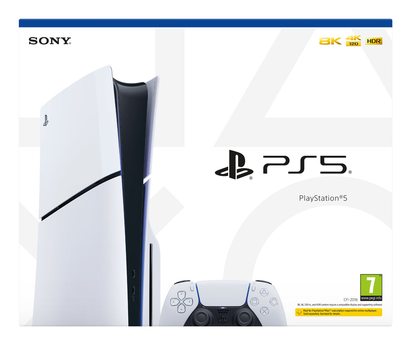 EAN 0711719577195 - Sony PlayStation 5 Slim 1,02 TB Wifi Negro, Blanco imagen 2