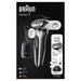 EAN 4210201433637 - Braun Series 7 71-S7200cc Máquina de afeitar de láminas Recortadora Negro, Plata imagen 9