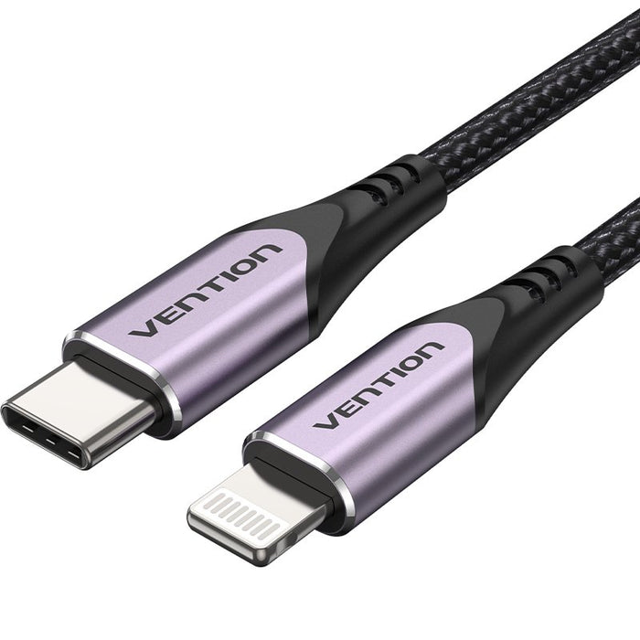 EAN 6922794756878 - Vention TACVF cable de teléfono móvil Negro, Púrpura USB C imagen 1