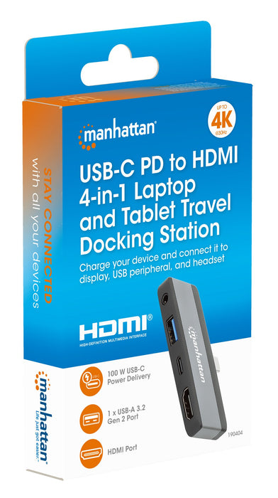 EAN 0766623190404 - Manhattan 190404 base para portátil y replicador de puertos Alámbrico USB 3.2 Gen 2 (3.1 Gen 2) Type-C Gr imagen 12