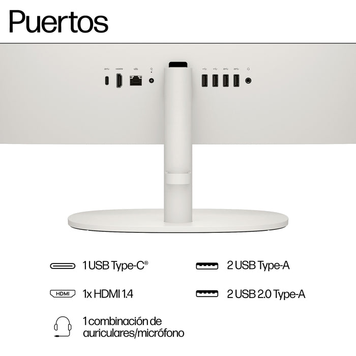 EAN 0198415202680 - HP 22-dg0037ns Intel® Core™ i3 i3-N300 54,6 cm (21.5") 1920 x 1080 Pixeles PC todo en uno 8 GB DDR5-SDRAM imagen 4