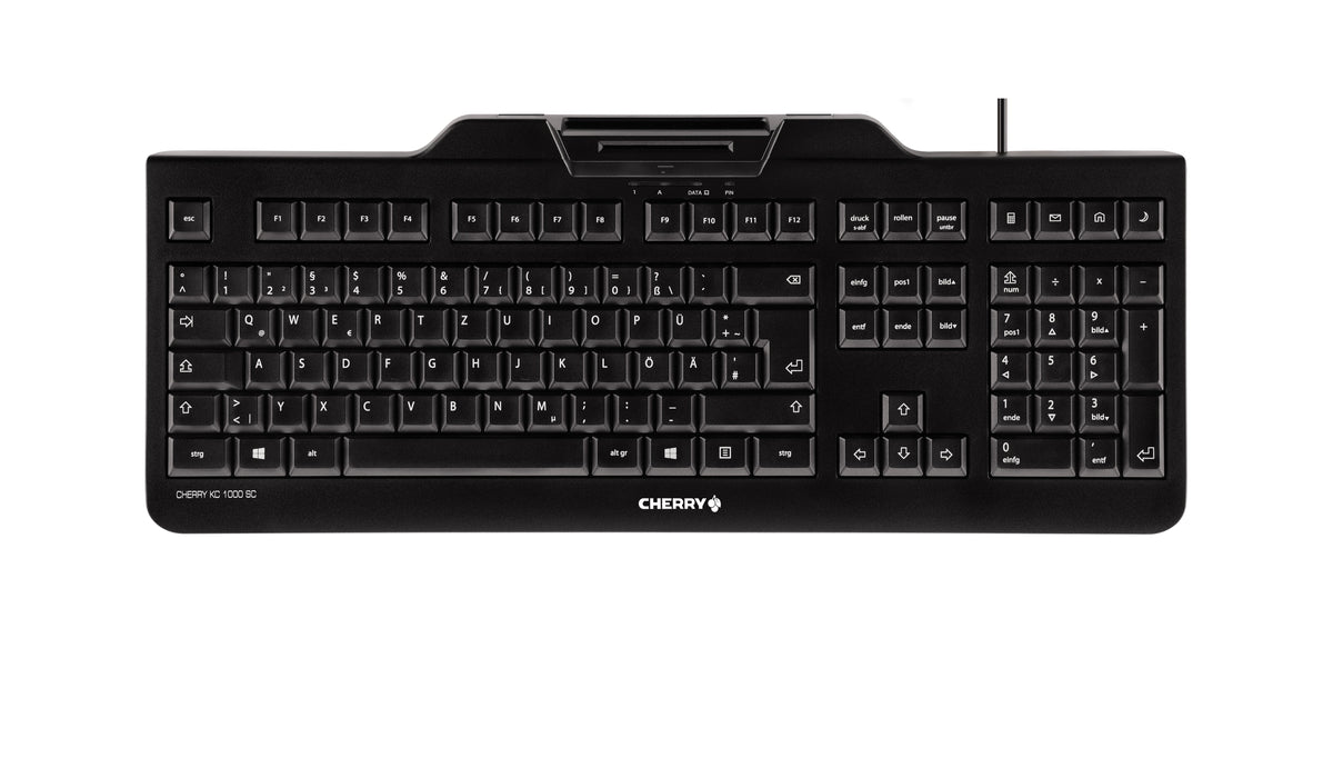 EAN 4025112084614 - CHERRY KC 1000 SC teclado Universal USB QWERTY Inglés del Reino Unido Negro imagen 1