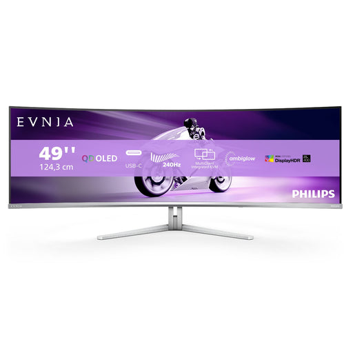 EAN 8712581801663 - Philips Evnia 8000 49M2C8900/00 pantalla para PC 124,2 cm (48.9") 5120 x 1440 Pixeles Dual QHD QD-OLED Bl imagen 1