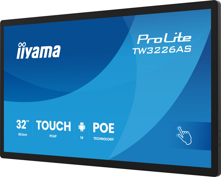 EAN 4948570125708 - iiyama TW3226AS-B3P pantalla de señalización Panel plano interactivo 80 cm (31.5") LED Wifi 500 cd / m² F imagen 3