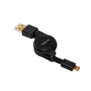 EAN 4052792029802 - LogiLink CU0090 cable USB USB 2.0 0,75 m USB A Micro-USB B Negro imagen 1