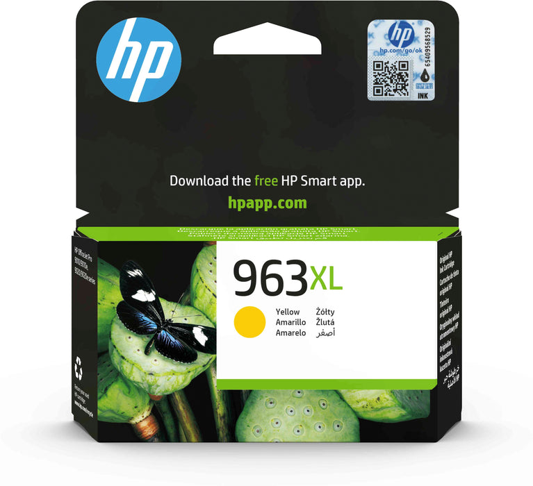 EAN 0192545866583 - HP 963XL High Yield Yellow Original Ink Cartridge cartucho de tinta 1 pieza(s) Alto rendimiento (XL) imagen 1