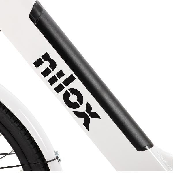 EAN 8050162355342 - Nilox NXEBJ7WH bicicleta eléctrica Blanco Aluminio 71,1 cm (28") 27,5 kg Litio imagen 12