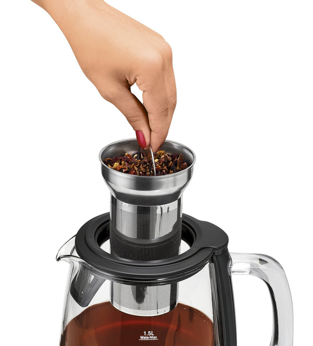 EAN 4006160011678 - ProfiCook PC-WKS 1167G tetera 1,5 L 2200 W Fruta del bosque, Acero inoxidable imagen 2