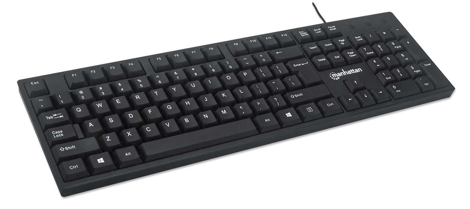 EAN 0766623179324 - Manhattan 179324 teclado Oficina USB QWERTY Inglés Negro imagen 2
