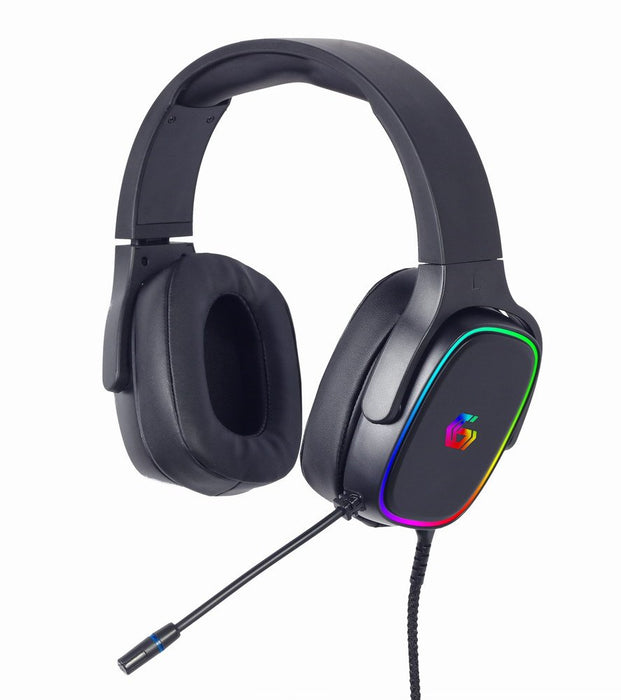 EAN 8716309120975 - Gembird GHS-SANPO-S300 auricular y casco Auriculares Alámbrico Diadema Juego USB tipo A Negro imagen 1