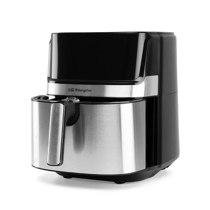 EAN 8435568403697 - Orbegozo FDR 67 freidora Sencillo 5,5 L Independiente 1700 W Freidora de aire caliente Negro, Acero inoxi imagen 2