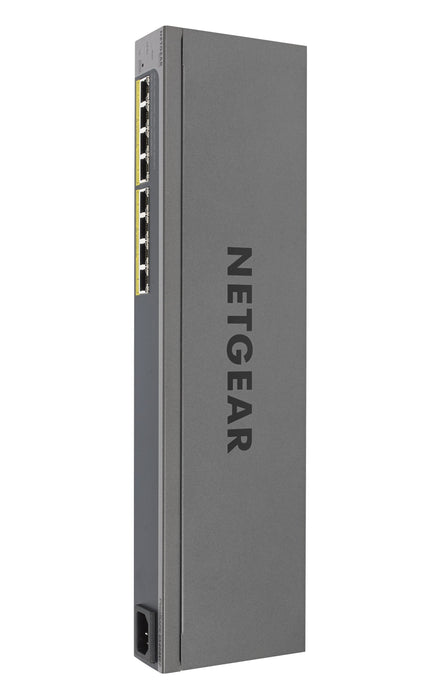EAN 0606449132137 - NETGEAR GS408EPP Gestionado L2 Gigabit Ethernet (10/100/1000) Energía sobre Ethernet (PoE) Negro, Gris imagen 2