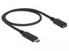 EAN 4043619855322 - DeLOCK 85532 cable USB USB 3.2 Gen 1 (3.1 Gen 1) 0,5 m USB C Negro imagen 1