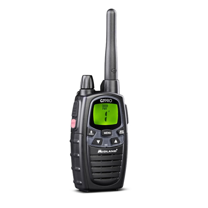 EAN 8011869201943 - Midland G7 Pro Walkie Talkie two-way radios 69 canales 446.00625 - 446.09375 MHz Negro imagen 2