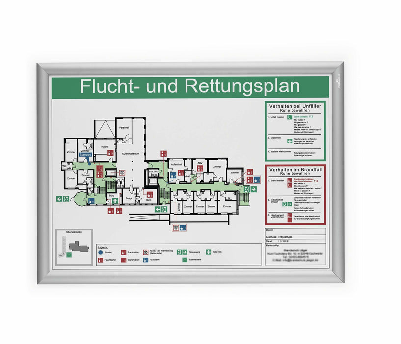 EAN 4005546739571 - Durable 500823 marco para pared 450 x 625 mm Rectángulo Plata Aluminio imagen 6