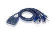 EAN 0672792001994 - ATEN 4-Port, USB interruptor KVM Azul imagen 1