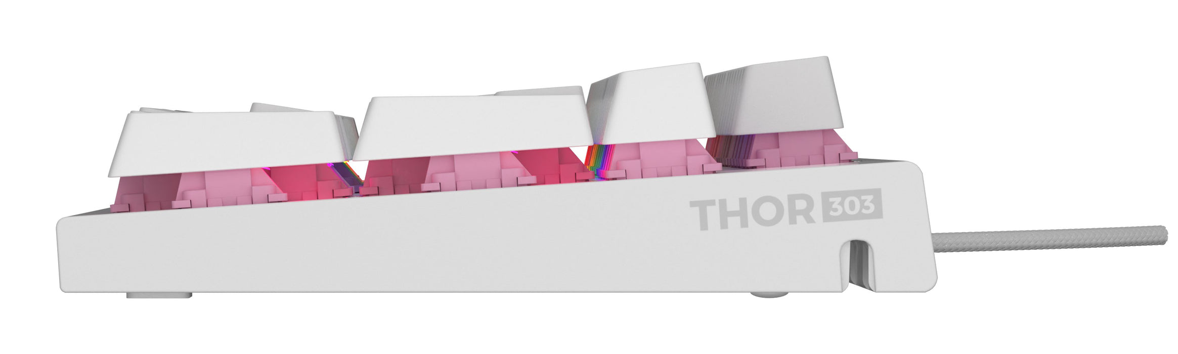 EAN 5901969432923 - GENESIS Thor 303 teclado Juego USB QWERTY Inglés de EE. UU. Blanco imagen 6