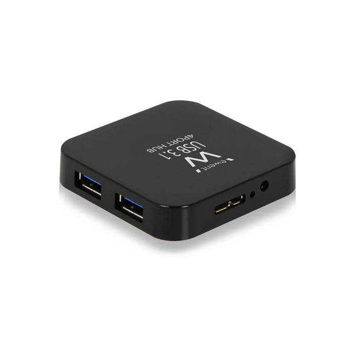 EAN 8056045879929 - Ewent EW1134 hub de interfaz USB 3.2 Gen 2 (3.1 Gen 2) Type-A 5000 Mbit/s Negro imagen 2