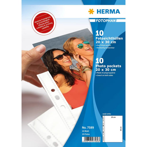 EAN 4008705075893 - HERMA 7589 protector de hojas Polipropileno (PP) 10 pieza(s) imagen 1