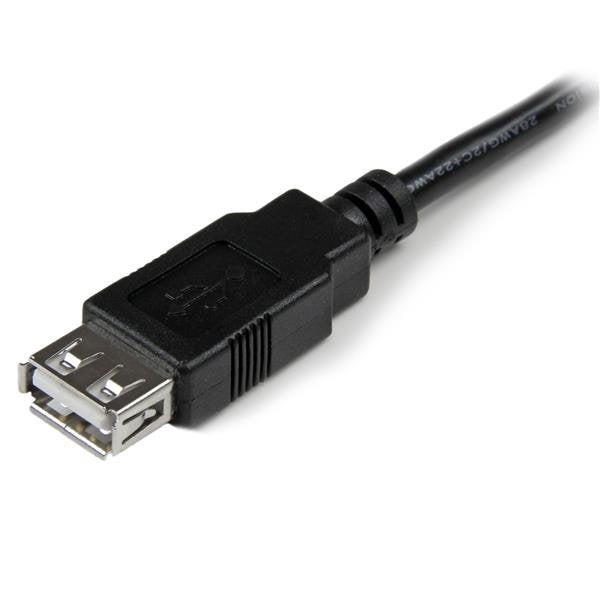 EAN 0065030818544 - StarTech.com USBEXTAA6IN cable USB 0,152 m Negro imagen 4
