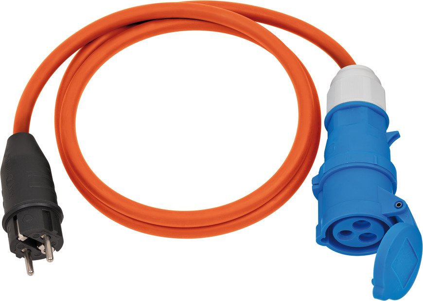 EAN 4007123673827 - Brennenstuhl 1132910025 cable de transmisión Naranja 1,5 m IEC Type E (3.4 mm, 3.1 mm) Enchufe tipo F imagen 1