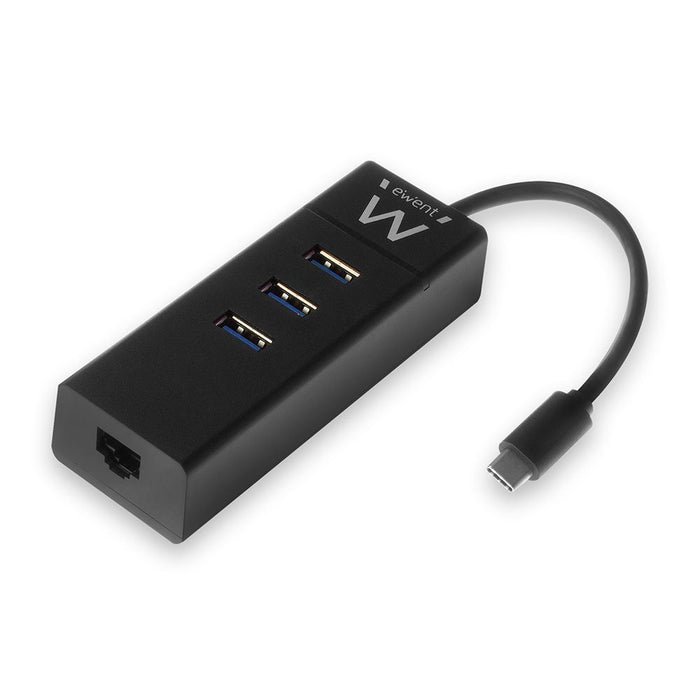EAN 8054392619021 - Ewent EW1141 base para portátil y replicador de puertos USB 3.2 Gen 1 (3.1 Gen 1) Type-C Negro imagen 1