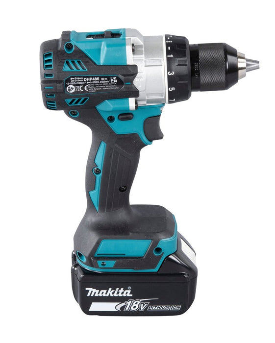 EAN 0088381739627 - Makita DHP486RTJ taladro 2100 RPM 2,7 kg Negro, Azul imagen 6