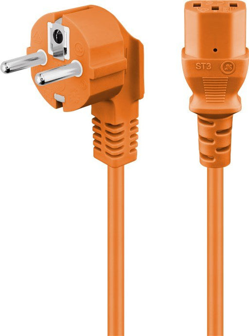 EAN 4040849952890 - Goobay 95289 cable de transmisión Naranja 3 m Enchufe tipo F CEE7/7 imagen 1
