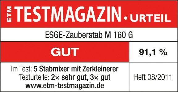 EAN 4011689906107 - ESGE M 160 G Gourmet 0,6 L Batidora de inmersión 160 W Antracita, Blanco imagen 19