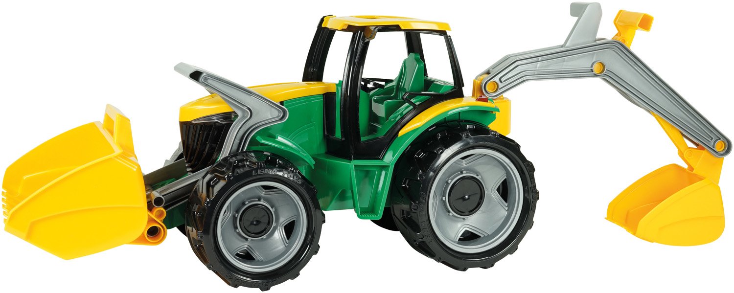 EAN 4006942780105 - Lena GIGA TRUCKS Tractor with front loader & excavator imagen 3