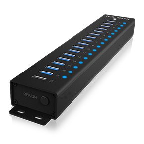 EAN 4250078173281 - ICY BOX IB-HUB1717-U3 USB 3.2 Gen 1 (3.1 Gen 1) Type-A 5000 Mbit/s Negro imagen 7