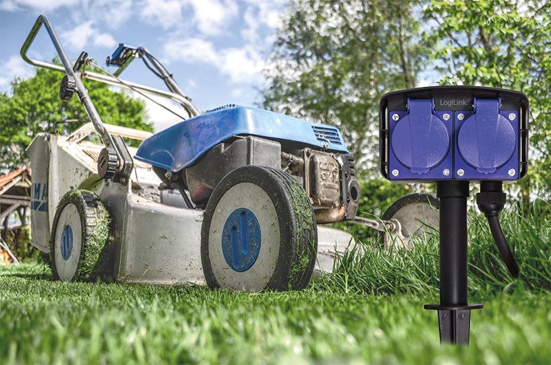 EAN 4052792041446 - LogiLink LPS214 base múltiple 2 m 2 salidas AC Exterior Negro, Azul imagen 5