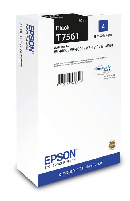 EAN 8715946539614 - Epson T7561 cartucho de tinta 1 pieza(s) Original imagen 1